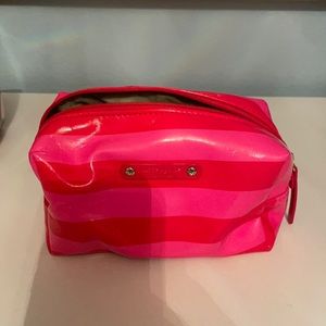Pink and red Kate Spade makeup case
